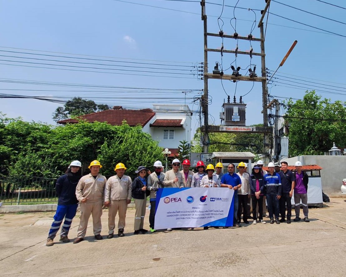 AVRDT: หม้อแปลงจ่ายไฟฟ้าควบคุมแรงดันไฟฟ้าอัตโนมัติสำหรับ PEA, หม้อแปลง 250 kVA/22kV, OLTC ±4 x 1.25%