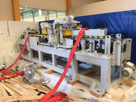 การติดตั้งเครื่องตัดเหล็ก SOENEN Automatic Cut To Length Line for transformer lamination steel type TRL250-1,3